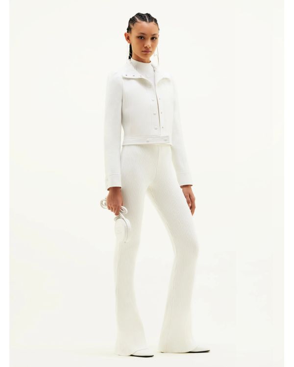 VESTE REEDITION EN VINYLE BLANC HERITAGE