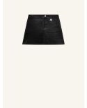 MINI SKIRT REEDITION VINYL BLACK