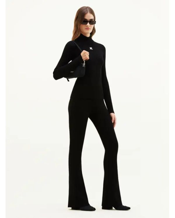 PULL REEDITION MANCHES LONGUES NOIR 2