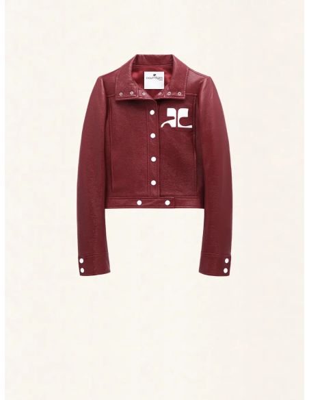 VESTE REEDITION VINYL ROUGE