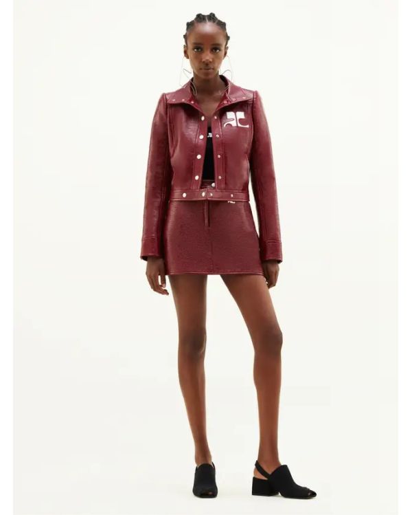 VESTE REEDITION VINYL ROUGE