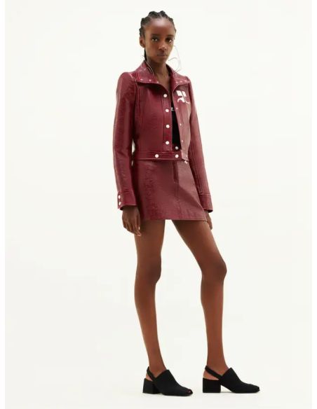 VESTE REEDITION VINYL ROUGE