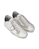 PRSX MEN WHITE AND BLUE SNEAKERS