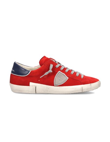 SNEAKERS PRSX HOMME ROUGE ET GRIS