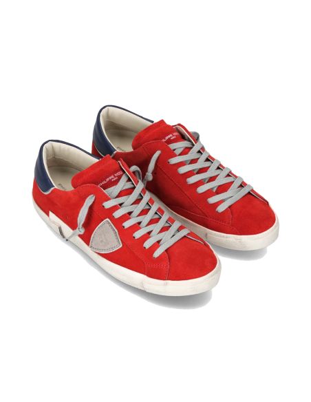 SNEAKERS PRSX HOMME ROUGE ET GRIS