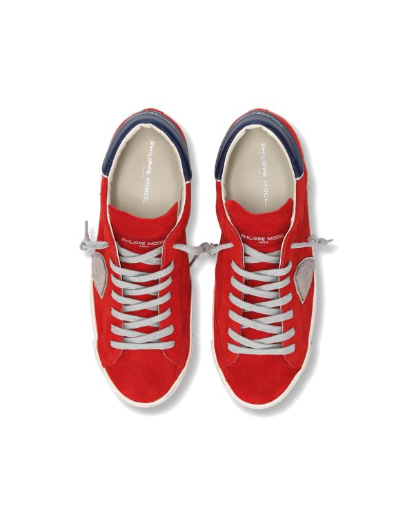 PRSX MEN RED AND GREY SNEAKERS
