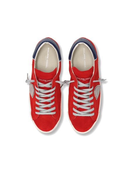 SNEAKERS PRSX HOMME ROUGE ET GRIS