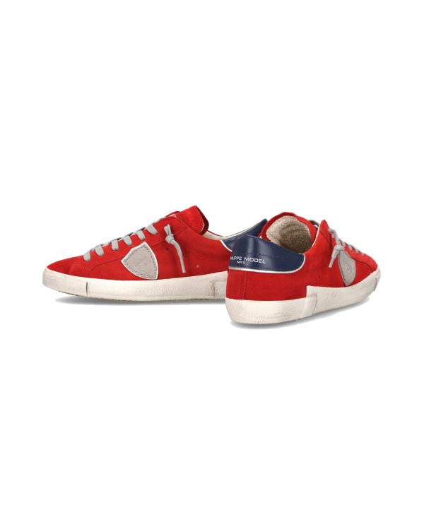 SNEAKERS PRSX HOMME ROUGE ET GRIS