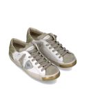 PRSX WOMEN WHITE, GOLD AND SEQUIN SNEAKERS