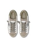 PRSX WOMEN WHITE, GOLD AND SEQUIN SNEAKERS