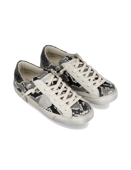 PRSX WOMEN ANIMAL PRINT SNEAKERS PHYTON GREY