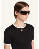 TSHIRT SIGNATURE CONTRAST BLACK / HERITAGE WHITE