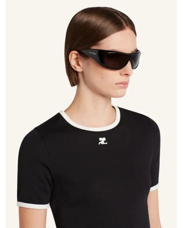 TSHIRT SIGNATURE CONTRAST NOIR / BLANC HERITAGE