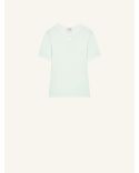 TSHIRT SIGNATURE CONTRAST LIGHT MINT / HERITAGE WHITE
