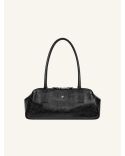 SAC À MAIN STRIP CUIR NAPLACK NOIR