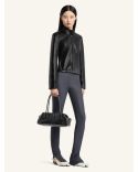 SAC À MAIN STRIP CUIR NAPLACK NOIR