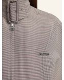 VESTE BOMBER BUCKLE HOUNDSTOOTH NATUREL / ROUGE / NOIR
