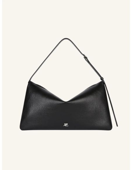 SAC À MAIN CUFF CUIR NOIR