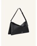 SAC À MAIN CUFF CUIR NOIR