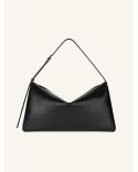 SAC À MAIN CUFF CUIR NOIR