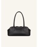 SAC À MAIN STRIP CUIR NOIR