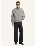 VESTE BOMBERHOUNDSTOOTH ZIPPED NATUREL / ROUGE / NOIR