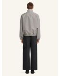 VESTE BOMBERHOUNDSTOOTH ZIPPED NATUREL / ROUGE / NOIR