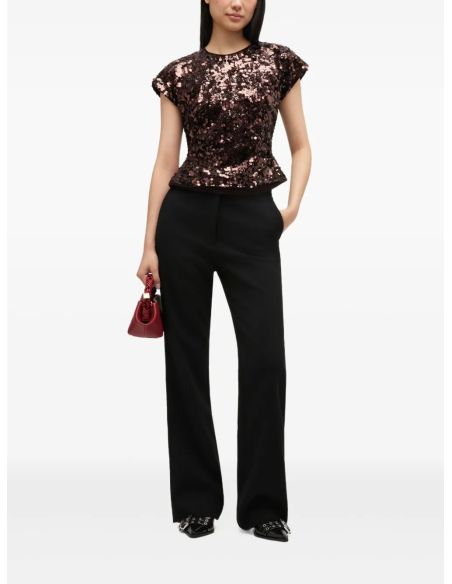 TOP VELVET SEQUINS DEMITASSE