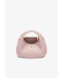 MINI SAC HOBO GRAINÉ ROSE CRAIE
