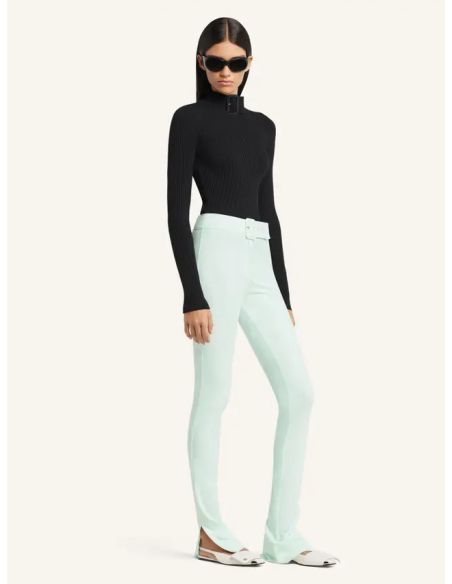 SWEATER BUCKLE RIB KNIT