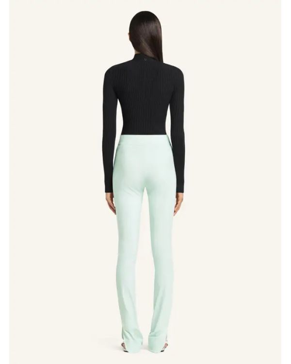 SWEATER BUCKLE RIB KNIT