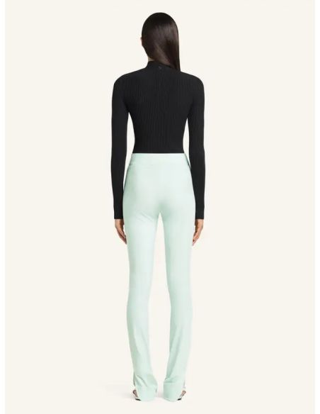 SWEATER BUCKLE RIB KNIT