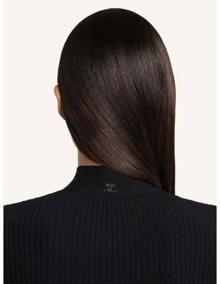 SWEATER BUCKLE RIB KNIT