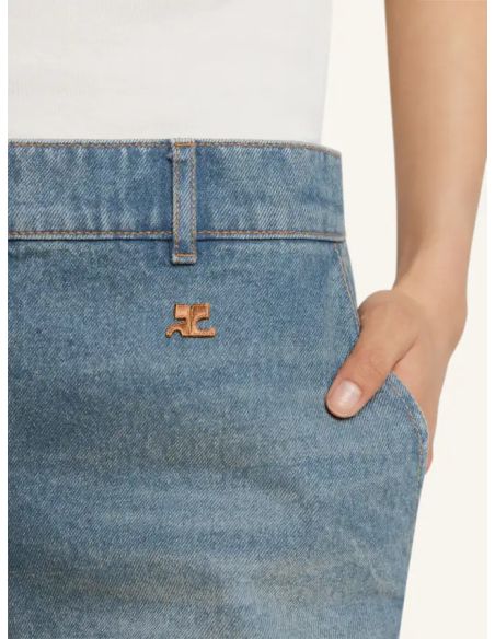 PANTALON BAGGY HAMMER EN DENIM BLEU DÉLAVÉ