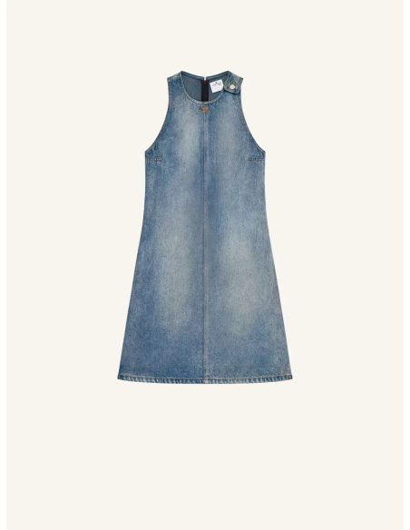DRESS HERITAGE SLEEVELESS DENIM FADED BLUE