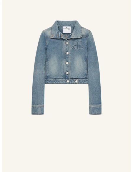 JACKET REEDITION DENIM BLEU DELAVE 7055