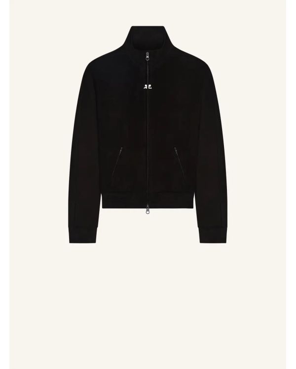 TRACKSUIT JACKET SPONGY BLACK