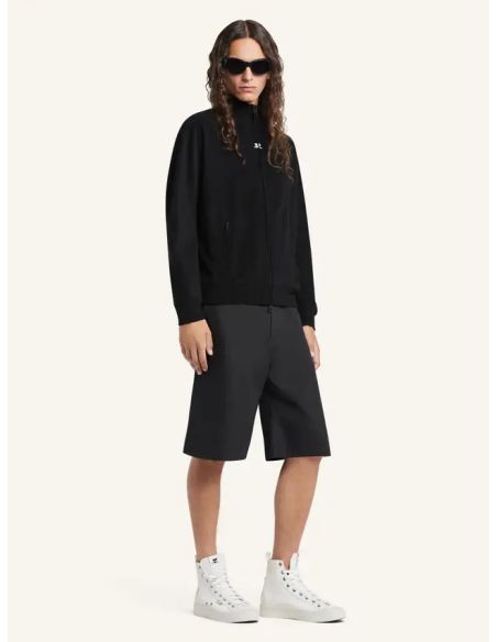 TRACKSUIT JACKET SPONGY BLACK