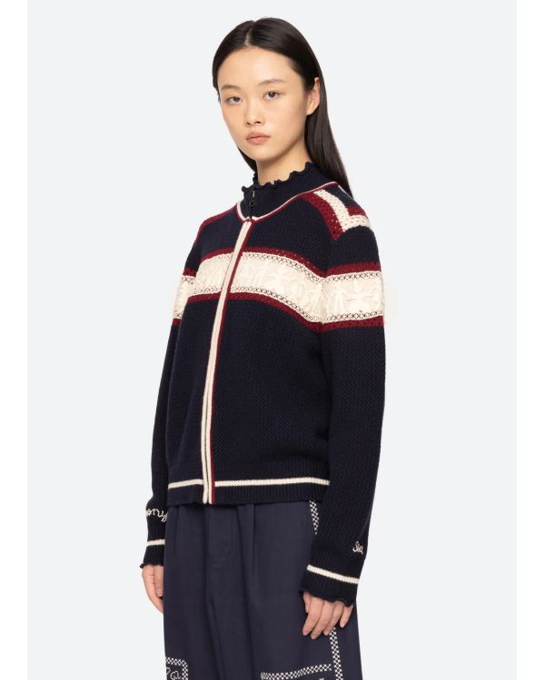 CARDIGAN HESTER ZIP MULTI