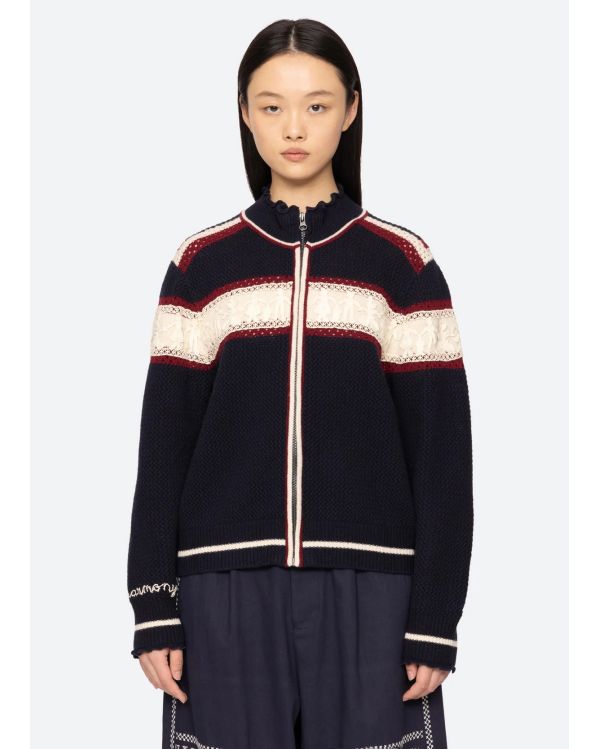 CARDIGAN HESTER ZIP MULTI