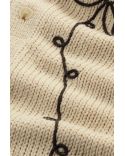 CARDIGAN MIKA FLOWER ECRU