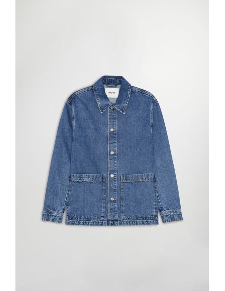 OVERSHIRT BLAZE RIGID ORGANIC COTTON MEDIUM WASHED