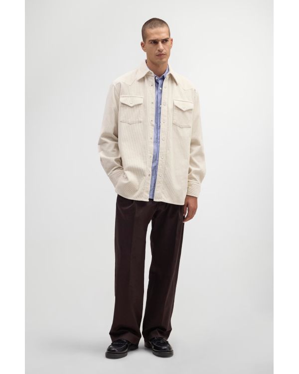 CHEMISE RICKY EN VELOURS CÔTELÉ 2