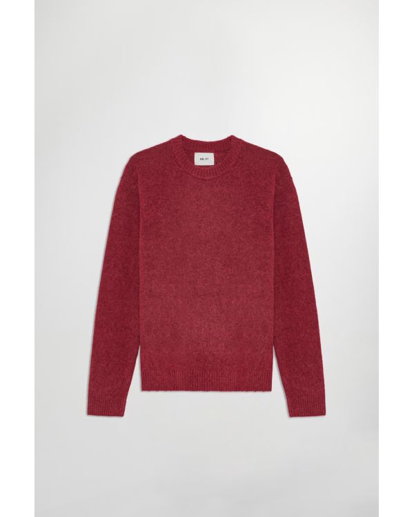 SWEATER RUSSELL ALPACA BLEND CRANBERRY