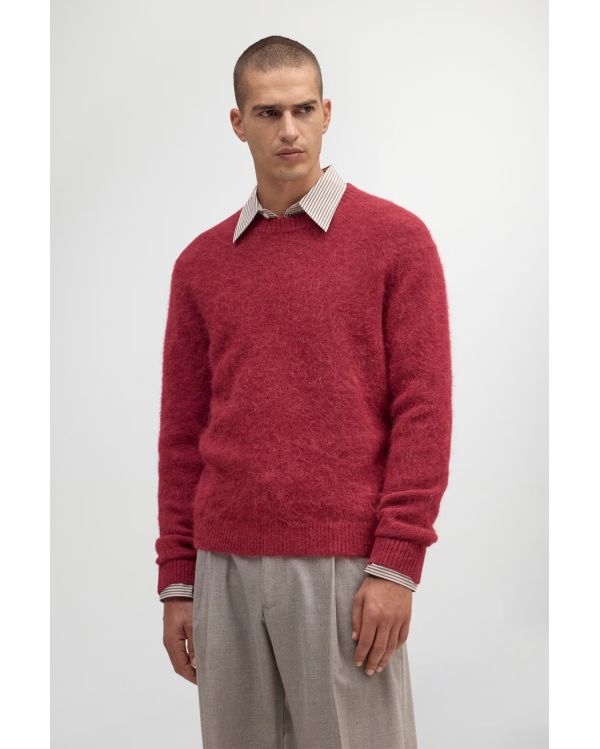 PULL RUSSELL MÉLANGE ALPAGA CRANBERRY
