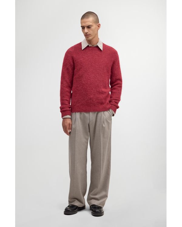 PULL RUSSELL MÉLANGE ALPAGA CRANBERRY 2
