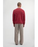PULL RUSSELL MÉLANGE ALPAGA CRANBERRY
