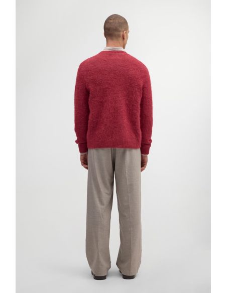SWEATER RUSSELL ALPACA BLEND CRANBERRY