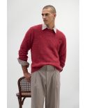 SWEATER RUSSELL ALPACA BLEND CRANBERRY