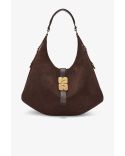 GRAND SAC À MAIN KAT DAIM CHICORY COFFEE